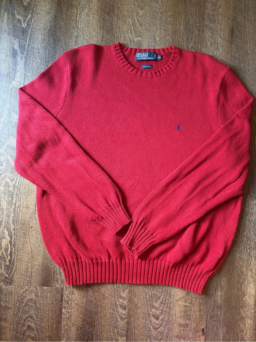 Polo Ralph Lauren Red Crewneck Sweater XXL